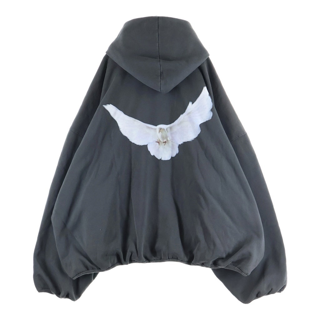 YEEZY GAP(イージーギャップ) Dove Hoodie ダブ バックプリント スウェット プルオーバーパーカー フーディー ブラック 469530-02