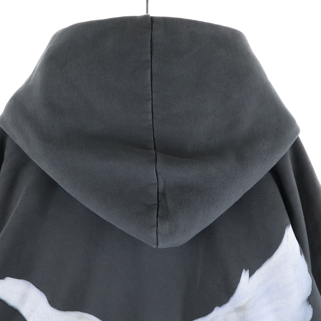 YEEZY GAP(イージーギャップ) Dove Hoodie ダブ バックプリント スウェット プルオーバーパーカー フーディー ブラック 469530-02