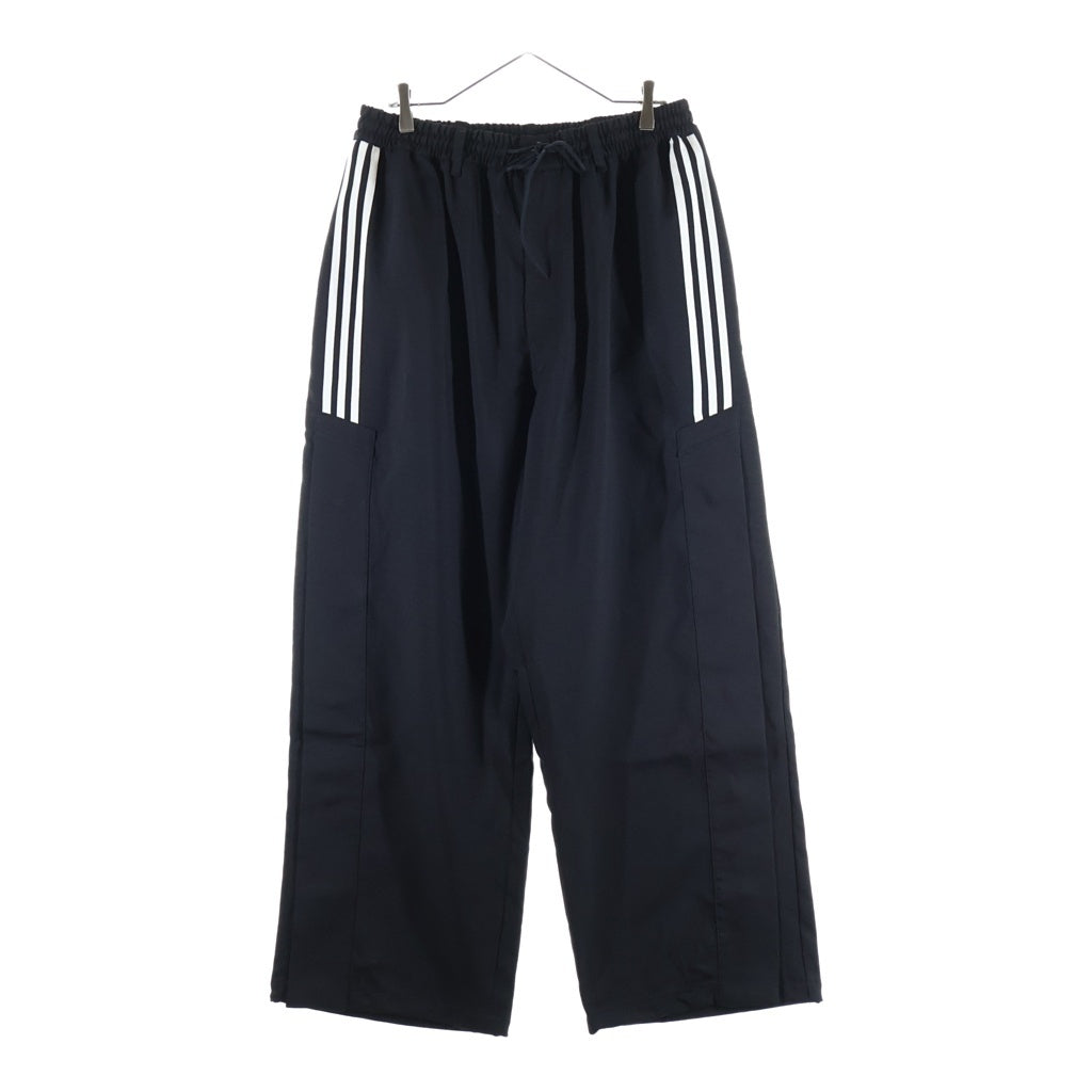 Y-3(ワイスリー) 25AW SPORT UNIFORM BASKETBALL PANTS ロゴプリント スポーツユニフォーム バスケットボール サイドライン ワイドパンツ ブラック KH3046 KH3040
