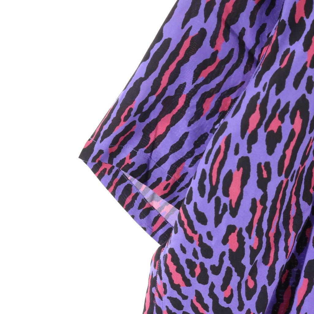 WACKO MARIA(ワコマリア) 26SS HAWAIIAN SHIRT S/S TYPE-4 レオパード レーヨン オープンカラーハワイアンシャツ パープル 26SS-WMS-HI06