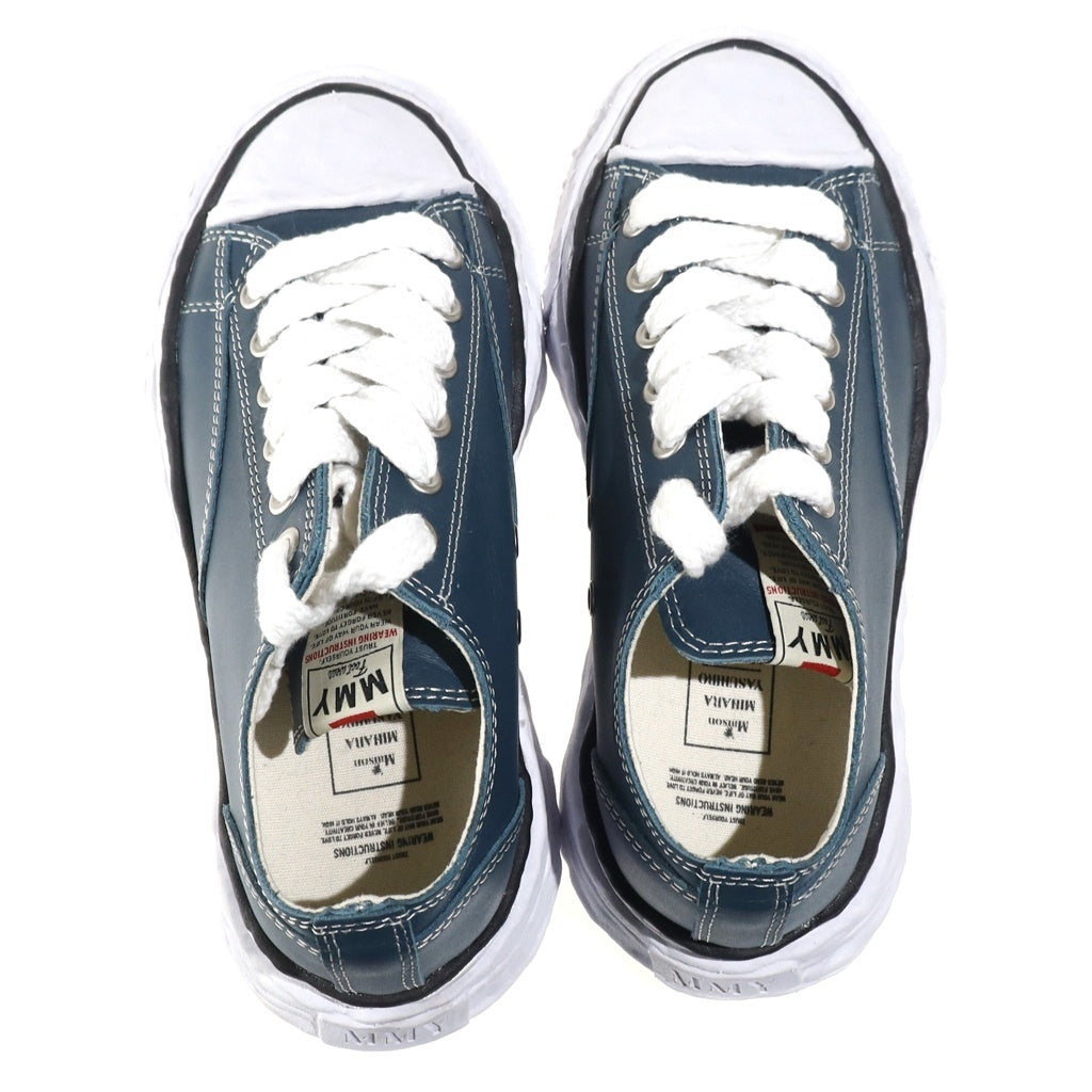 MAISON MIHARAYASUHIRO(メゾンミハラヤスヒロ) PETERSON 23 OG LOW ピーターソン23 レザー ローカットスニーカー ブルー A11FW704