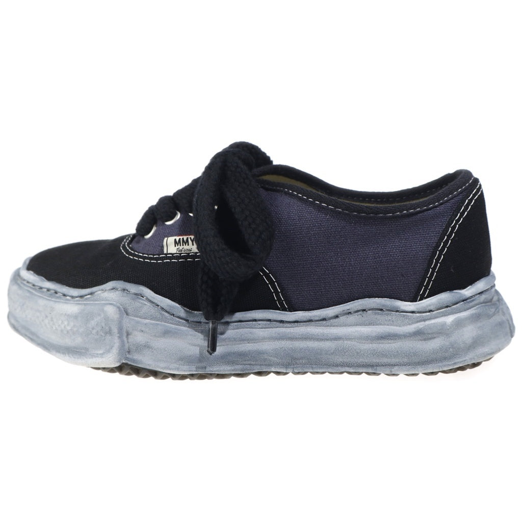 MAISON MIHARAYASUHIRO(メゾンミハラヤスヒロ) BAKER ORIGINAL SOLE OVER DYED CANVAS LOW TOP SNEAKER ベイカー オーバーダイソール キャンバス ローカットスニーカー ブラック A08FW724