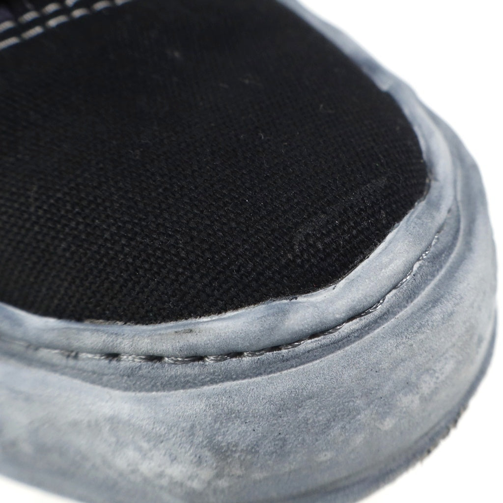 MAISON MIHARAYASUHIRO(メゾンミハラヤスヒロ) BAKER ORIGINAL SOLE OVER DYED CANVAS LOW TOP SNEAKER ベイカー オーバーダイソール キャンバス ローカットスニーカー ブラック A08FW724