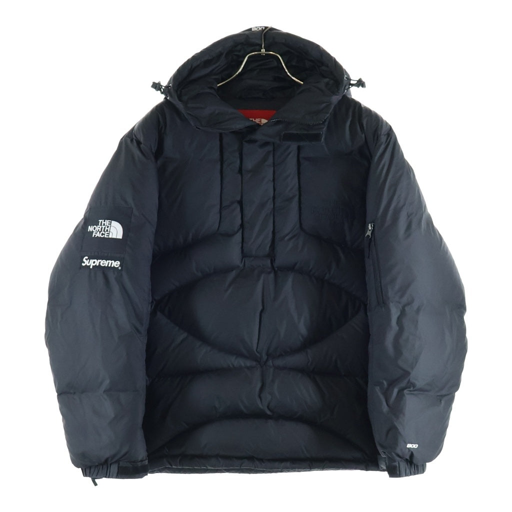 SUPREME(シュプリーム) 22AW ×THE NORTH FACE 800-Fill Half Zip Hooded Pullover ノースフェイス ハーフジップ フーデッドダウンジャケット ブラック ND52205I