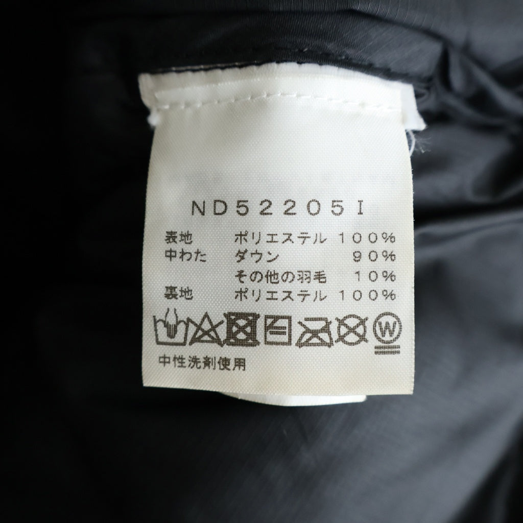 SUPREME(シュプリーム) 22AW ×THE NORTH FACE 800-Fill Half Zip Hooded Pullover ノースフェイス ハーフジップ フーデッドダウンジャケット ブラック ND52205I