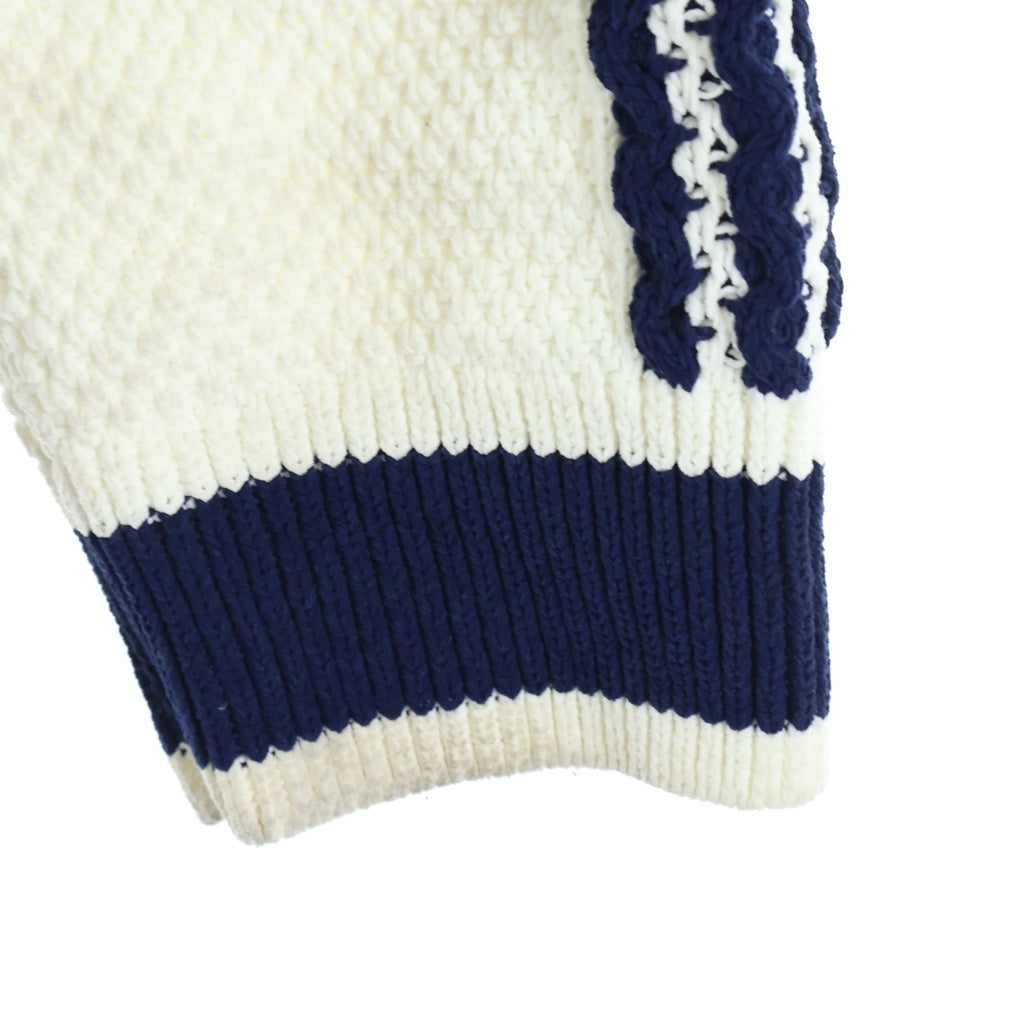 adidas(アディダス) RETRO REMIX CARDIGAN レトロ リミックス ジップアップニットカーディガン ネイビー KS5438