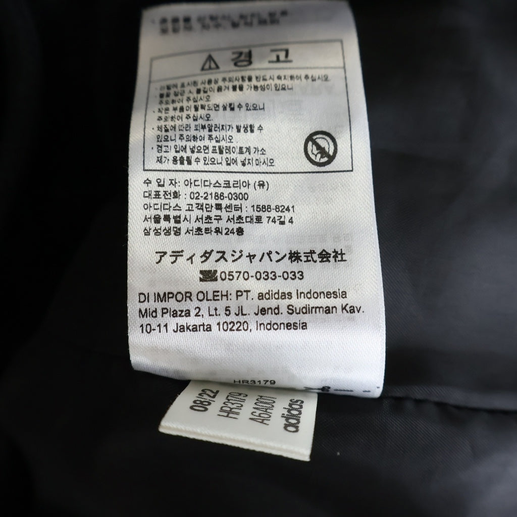 adidas(アディダス) MONOGRAM FUR モノグラム フェイクファー ジップアップジャケット ブラック HR3179