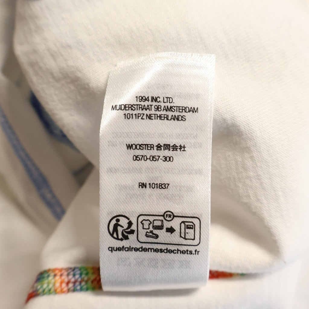 SUPREME(シュプリーム) 23SS ×COOGI Raglan S/S Top クージー 刺繍デザイン ラグランTシャツ 半袖クルーネックカットソー ホワイト