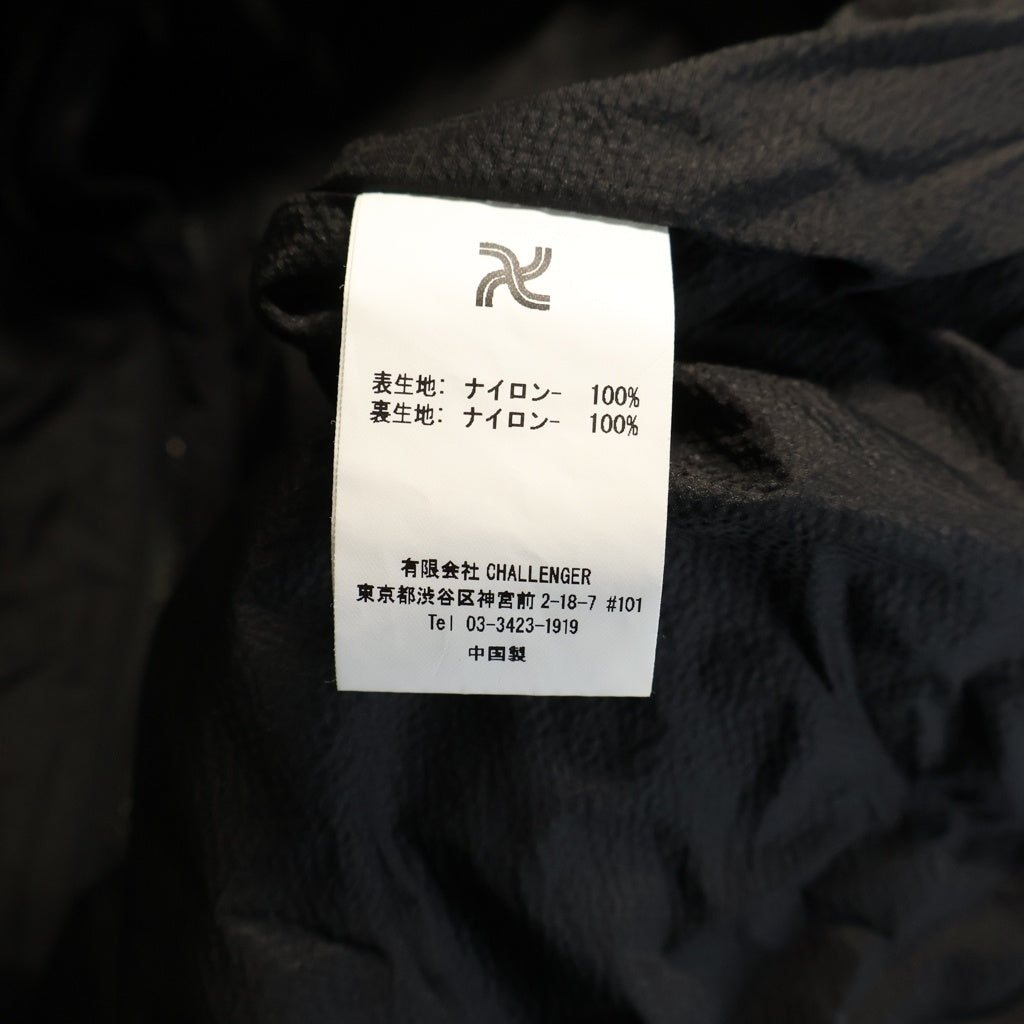 CHALLENGER(チャレンジャー) 22AW NYLON FIELD JACKET ナイロンフィールドジャケット ジップアップフーデッドジャケット ブラック CLG-JK 022-013