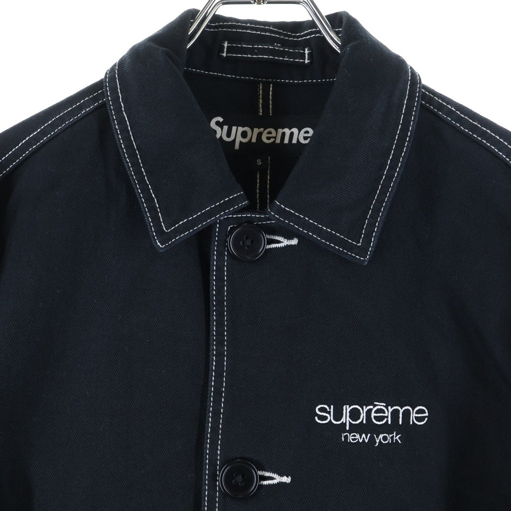 SUPREME(シュプリーム) 18AW Washed Work Trench Coat ウォッシュ加工 コットンワークトレンチコート ブラック