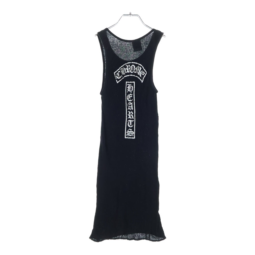CHROME HEARTS(クロムハーツ) CH STR TANK CHスター ロゴプリント ノースリーブカットソー タンクトップ ブラック