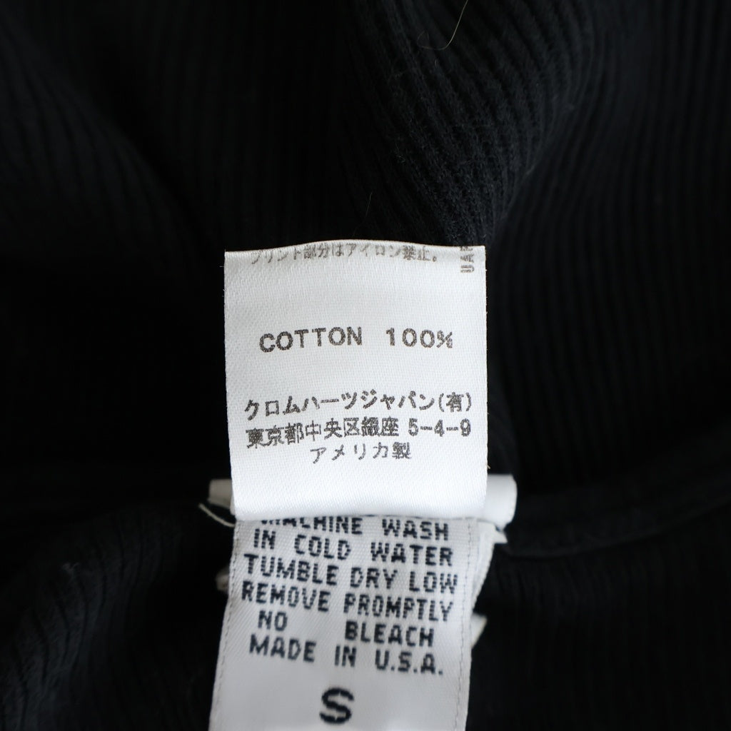 CHROME HEARTS(クロムハーツ) CH STR TANK CHスター ロゴプリント ノースリーブカットソー タンクトップ ブラック
