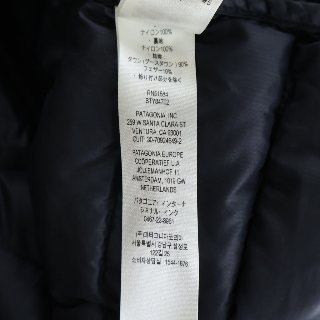 PATAGONIA(パタゴニア) 24AW Down Sweater Hoody ダウンセーターフーディー ジャケット ブラック STY84702