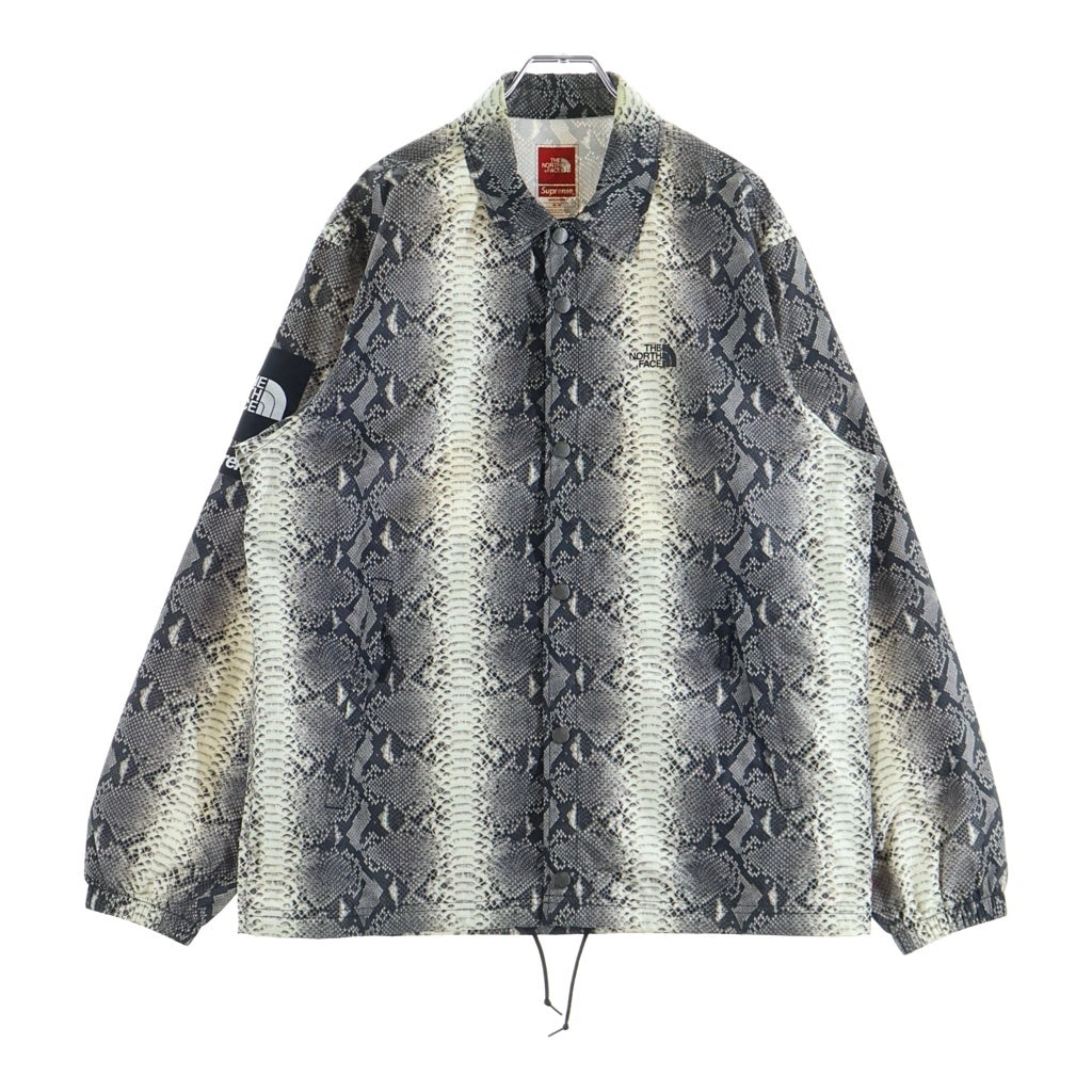 SUPREME(シュプリーム) 18AW ×THE NORTH FACE Snakeskin Taped Seam Coaches Jacket ザノースフェイス スネークスキンテープシーム コーチジャケット グレー NP11803I