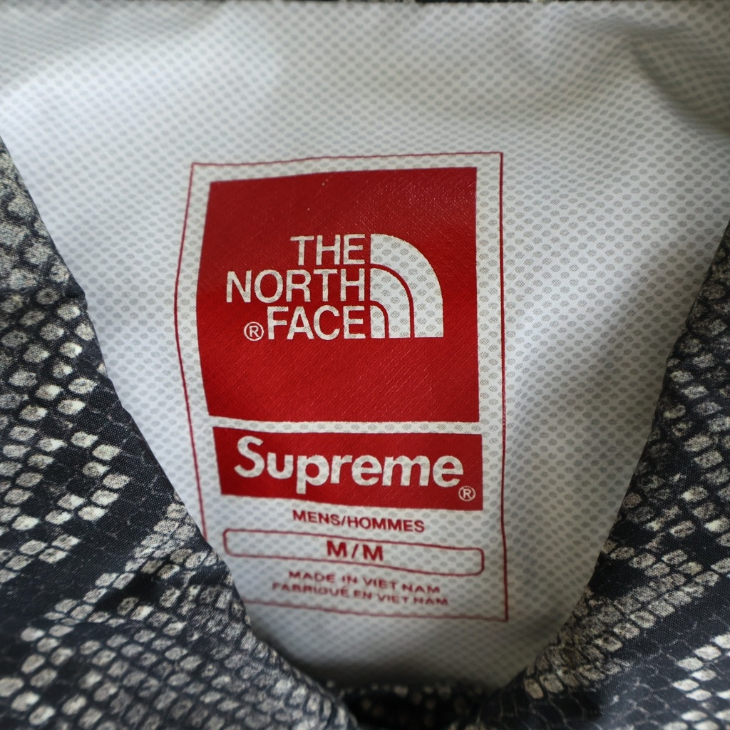 SUPREME(シュプリーム) 18AW ×THE NORTH FACE Snakeskin Taped Seam Coaches Jacket ザノースフェイス スネークスキンテープシーム コーチジャケット グレー NP11803I