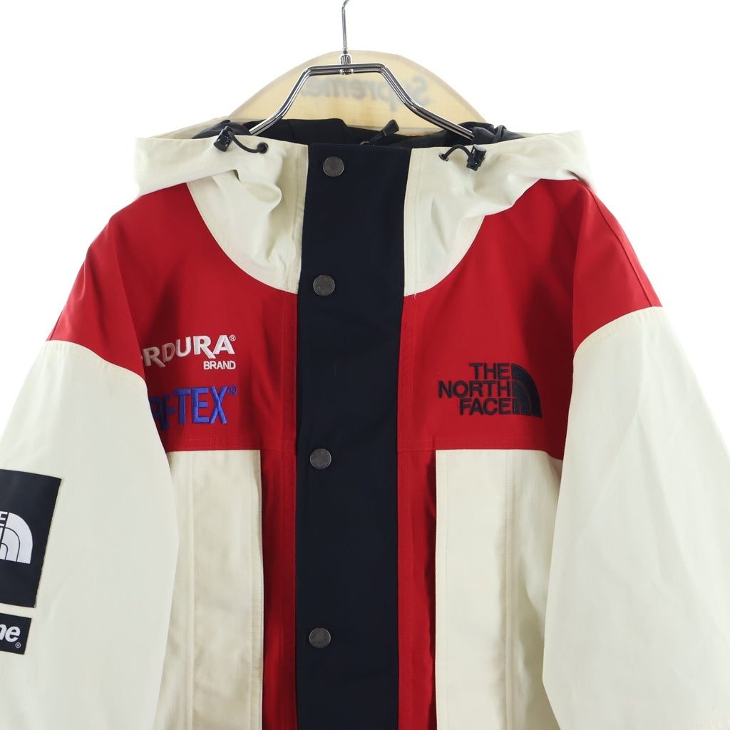 SUPREME(シュプリーム) 18AW ×THE NORTH FACE Expedition Jacket ザノースフェイス エクスペディション フーデッドマウンテンジャケット レッド/アイボリー NP61810I