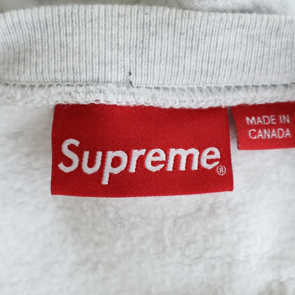 SUPREME(シュプリーム) 19AW Fuck You Crewneck ファックユー フロント刺繍クルーネックスウェットトレーナー グレー