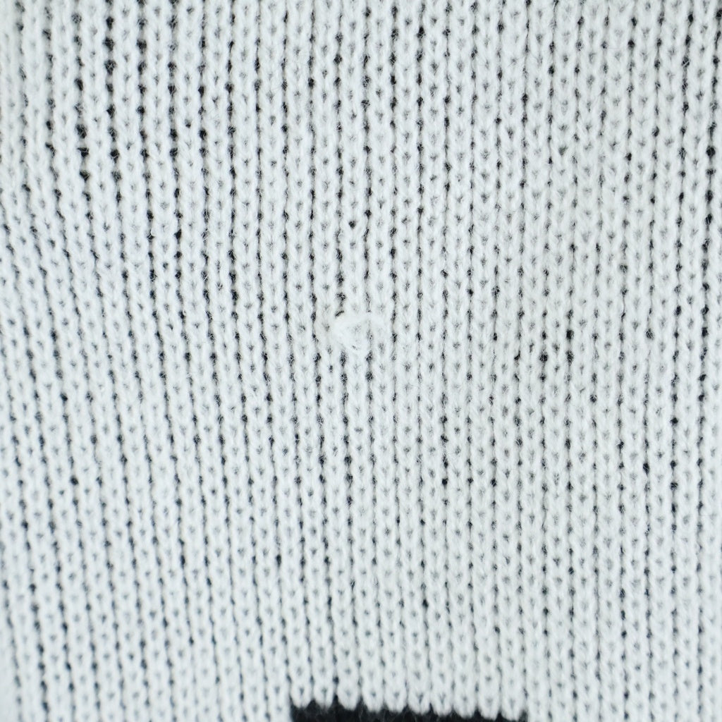 SUPREME(シュプリーム) 20SS New York Sweater ニューヨーク クルーネックニットセーター ブラック/ホワイト