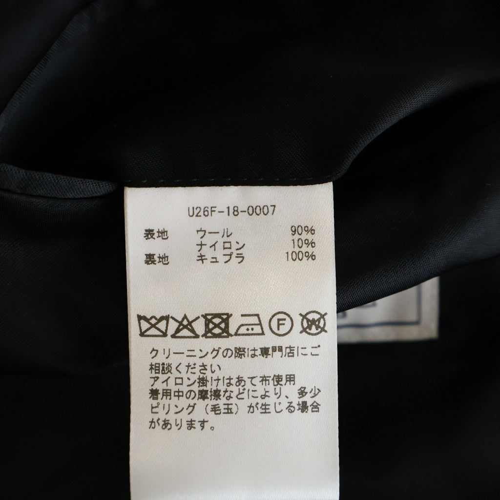 Unlikely(アンライクリー) 26AW Melton Sports Jacket メルトンスポーツジャケット ダークネイビー U26F-18-0007