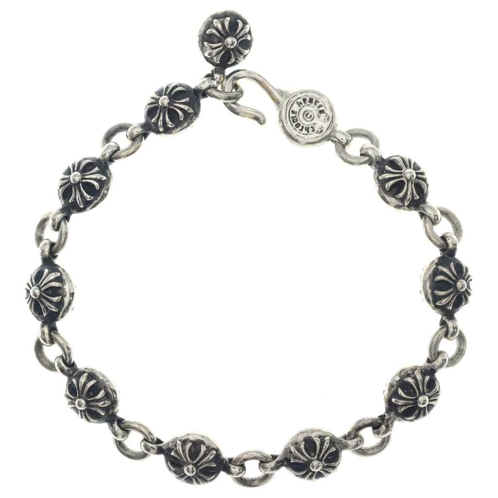 CHROME HEARTS(クロムハーツ) NO2 BALL #2クロスボールブレスレット シルバー BCA176