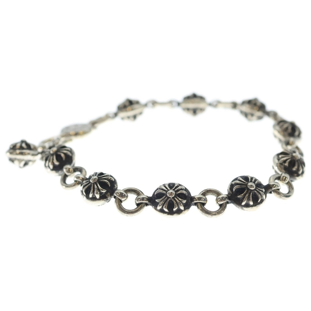CHROME HEARTS(クロムハーツ) NO2 BALL #2クロスボールブレスレット シルバー BCA176