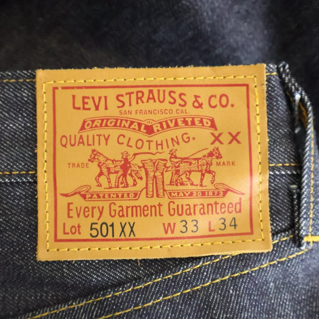 Levi's VINTAGE CLOTHING(リーバイス ビンテージ クロージング) 501XX 37年モデル ボタンフライ デニムパンツ 日本製 ボタン裏3015 インディゴ
