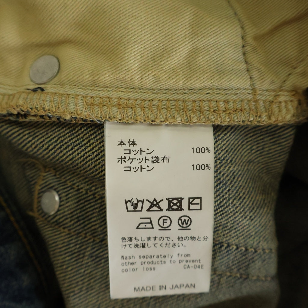 DAIRIKU(ダイリク) 26SS D18 Wide Vintage Denim Pants ヴィンテージ加工 ワイドデニムパンツ バギージーンズ インディゴ