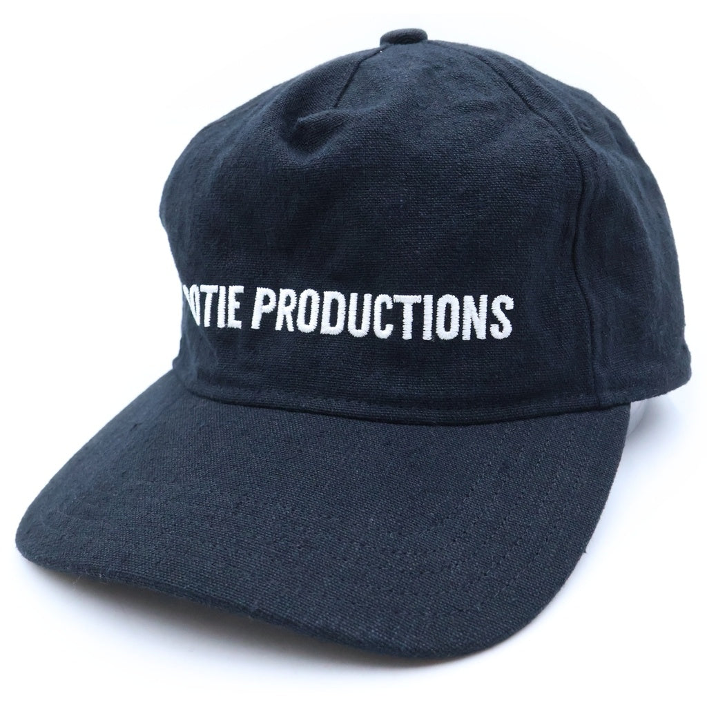 COOTIE PRODUCTIONS(クーティー プロダクションズ) 26SS C/Li CANVAS 5 PANEL CAP ロゴ刺繍 キャンバス5パネルキャップ 帽子 ブラック CTE-26S505