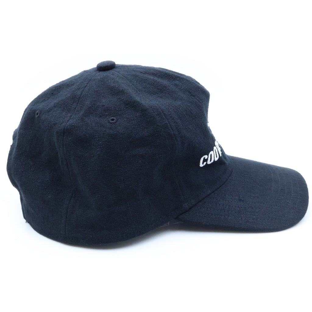 COOTIE PRODUCTIONS(クーティー プロダクションズ) 26SS C/Li CANVAS 5 PANEL CAP ロゴ刺繍 キャンバス5パネルキャップ 帽子 ブラック CTE-26S505