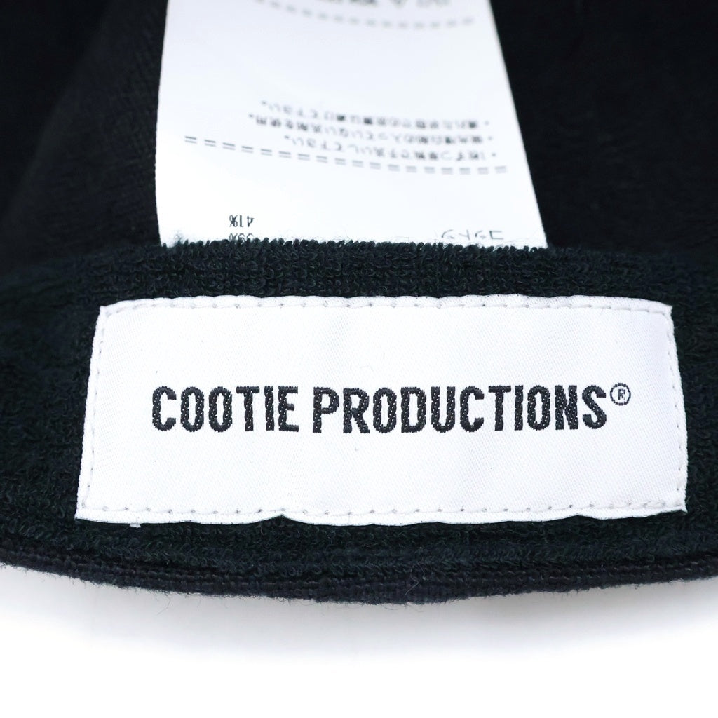 COOTIE PRODUCTIONS(クーティー プロダクションズ) 26SS C/Li CANVAS 5 PANEL CAP ロゴ刺繍 キャンバス5パネルキャップ 帽子 ブラック CTE-26S505