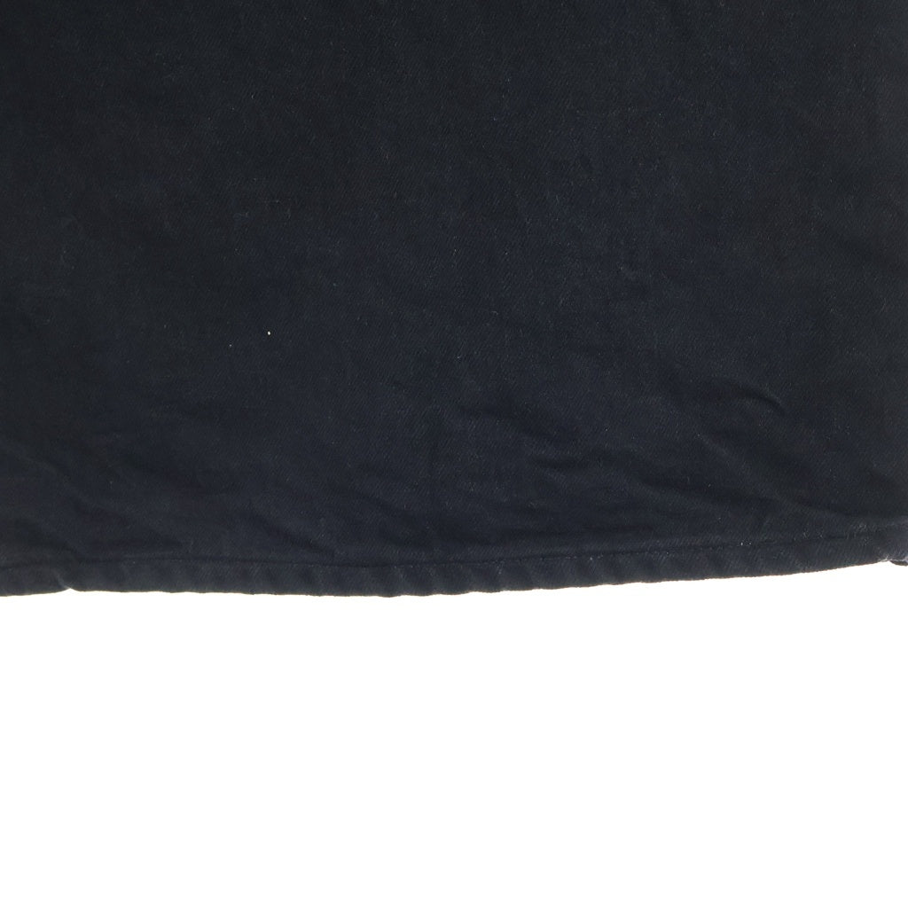 HYKE(ハイク) 26SS TWILL SHORTS ボタンフライ ツイルデニムショーツ ハーフパンツ レディース ブラック 13385