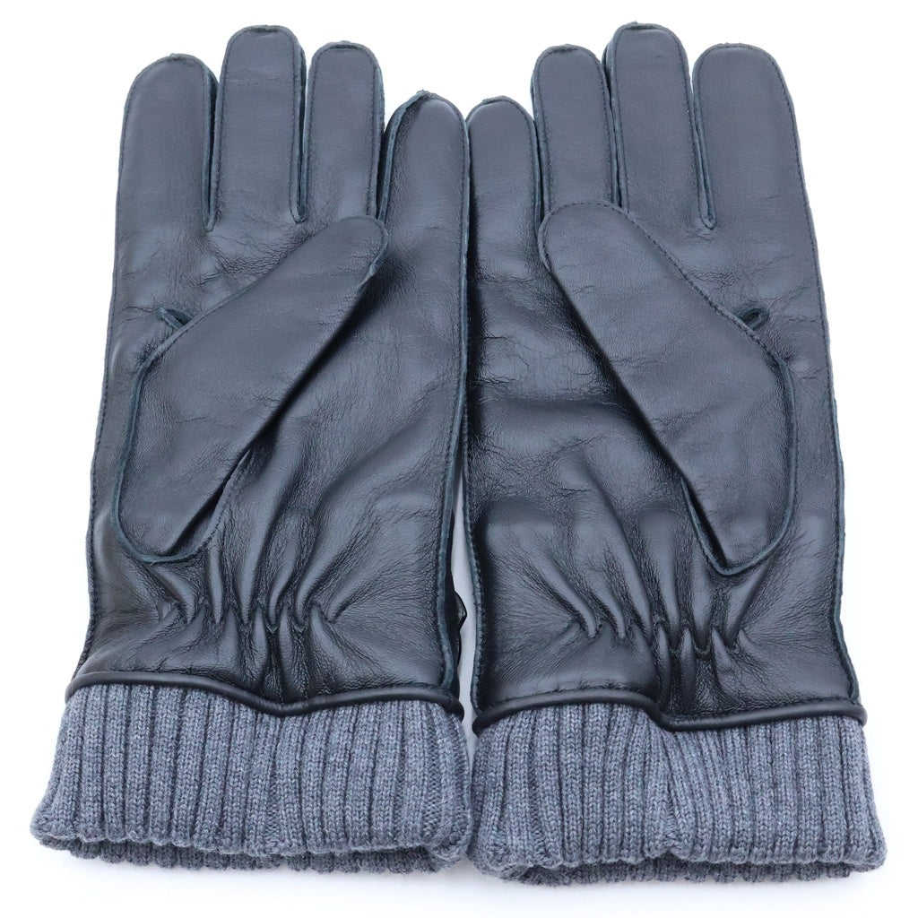 MONCLER(モンクレール) 22AW GLOVE レザー グローブ 手袋 ブラック H20913A00004