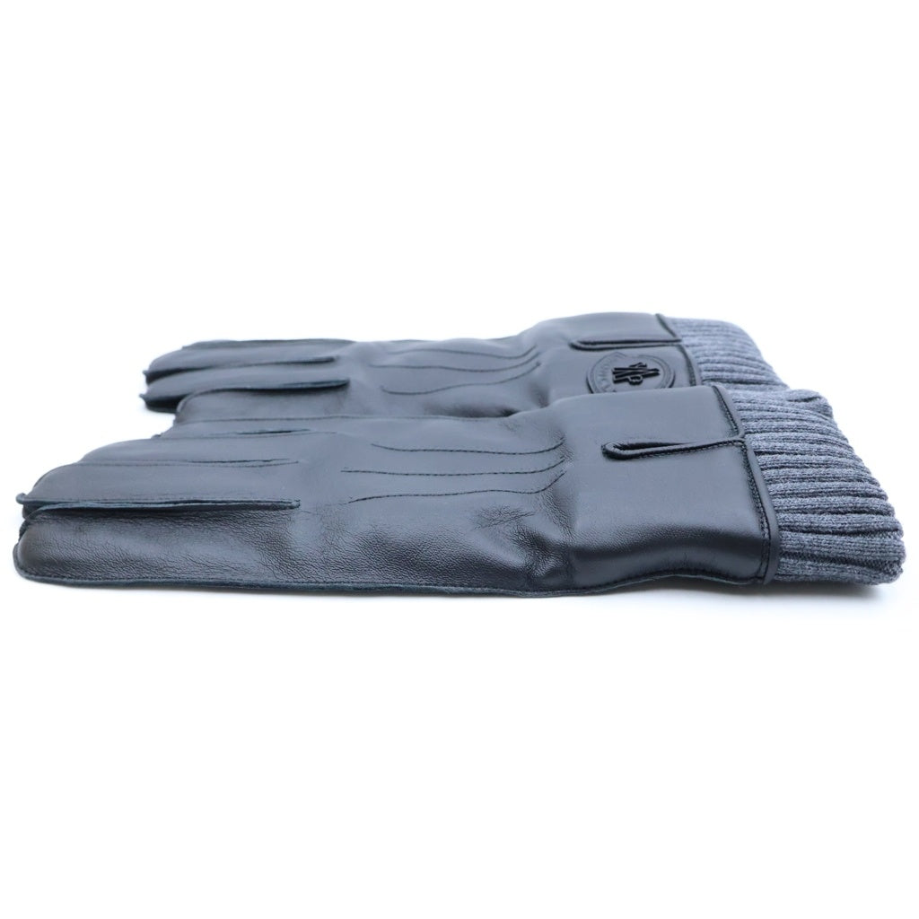 MONCLER(モンクレール) 22AW GLOVE レザー グローブ 手袋 ブラック H20913A00004