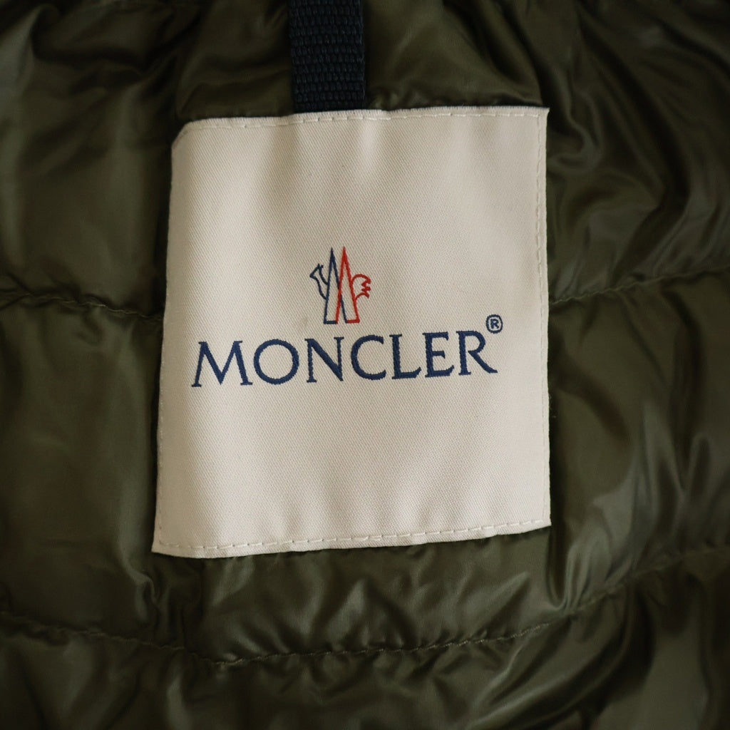 MONCLER(モンクレール) 21SS MIRAC ミラク フリル付きボンバーダウンジャケット レディース カーキ G10931A53G10