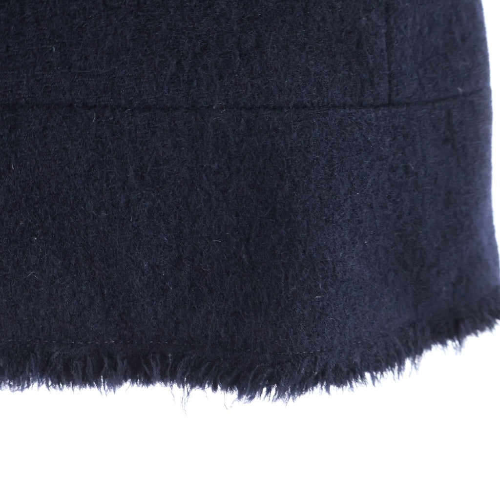 tricot COMME des GARCONS(トリコ コム デ ギャルソン) 04AW AD2004 ウール スナップボタン シングルテーラードジャケット レディース ネイビー TN-J027