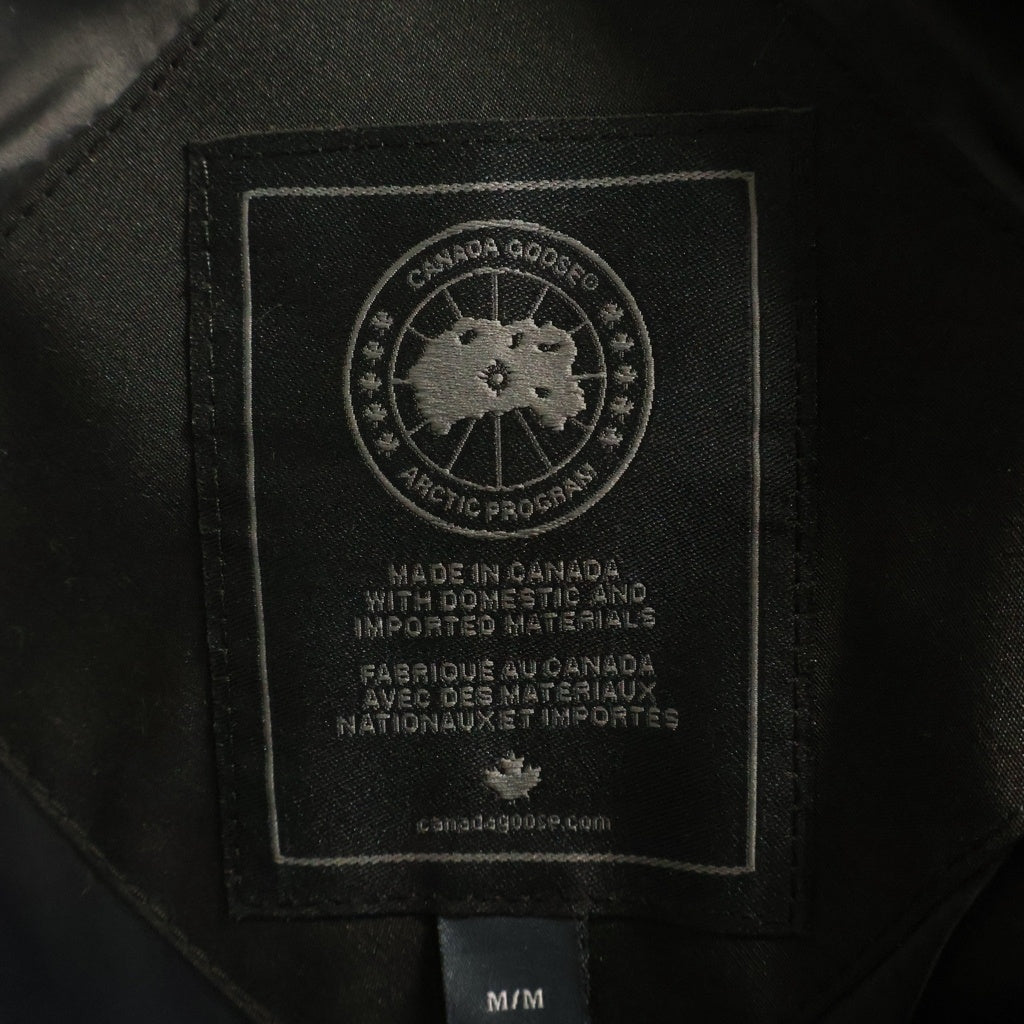 CANADA GOOSE(カナダグース) WEDGEMOUNT PARKA ウェッジマウント パーカ ジップアップフーデッドナイロンダウンジャケット ブラック 3031MB