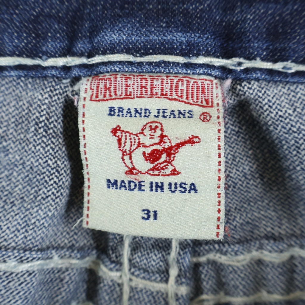 TRUE RELIGION(トゥルーレリジョン) RICKY SUPER T STRAIGHT USA製 リッキー スーパーT ストレート デニムパンツ インディゴ M24859P90