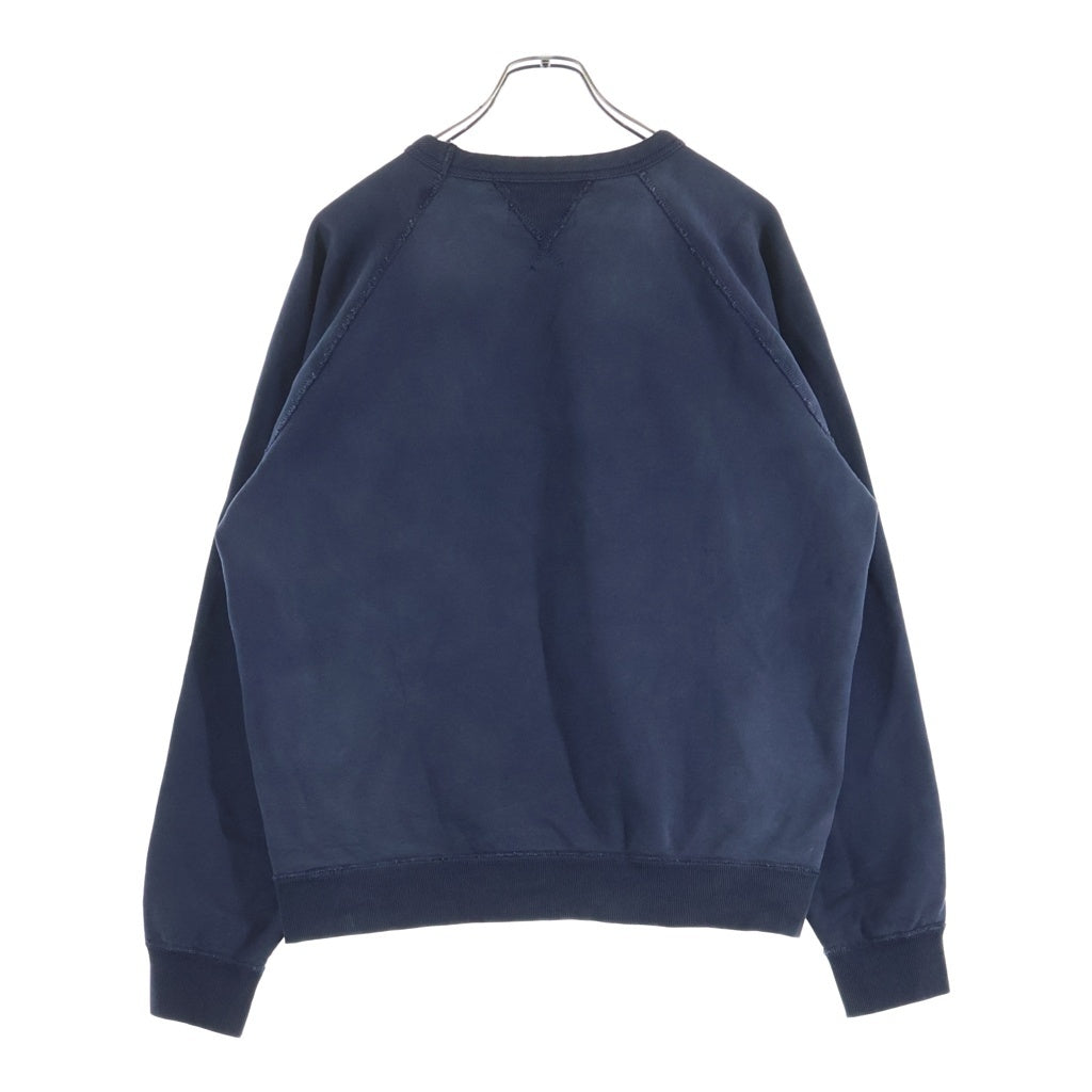 RRL(ダブルアールエル) 前V クルーネック スウェットトレーナー ネイビー 782950480001