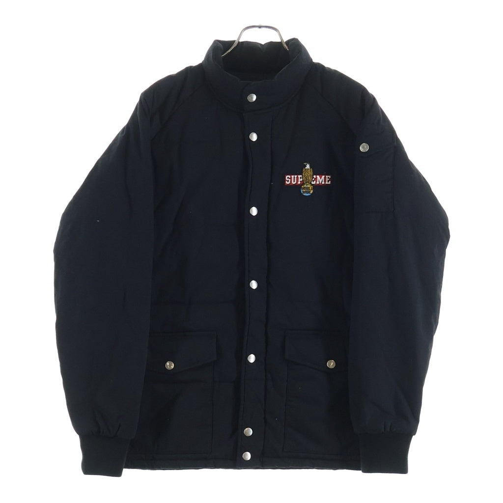 SUPREME(シュプリーム) 12AW Mechanics Puffy Jacket メカニックス イーグルワッペン パファージャケット ブラック