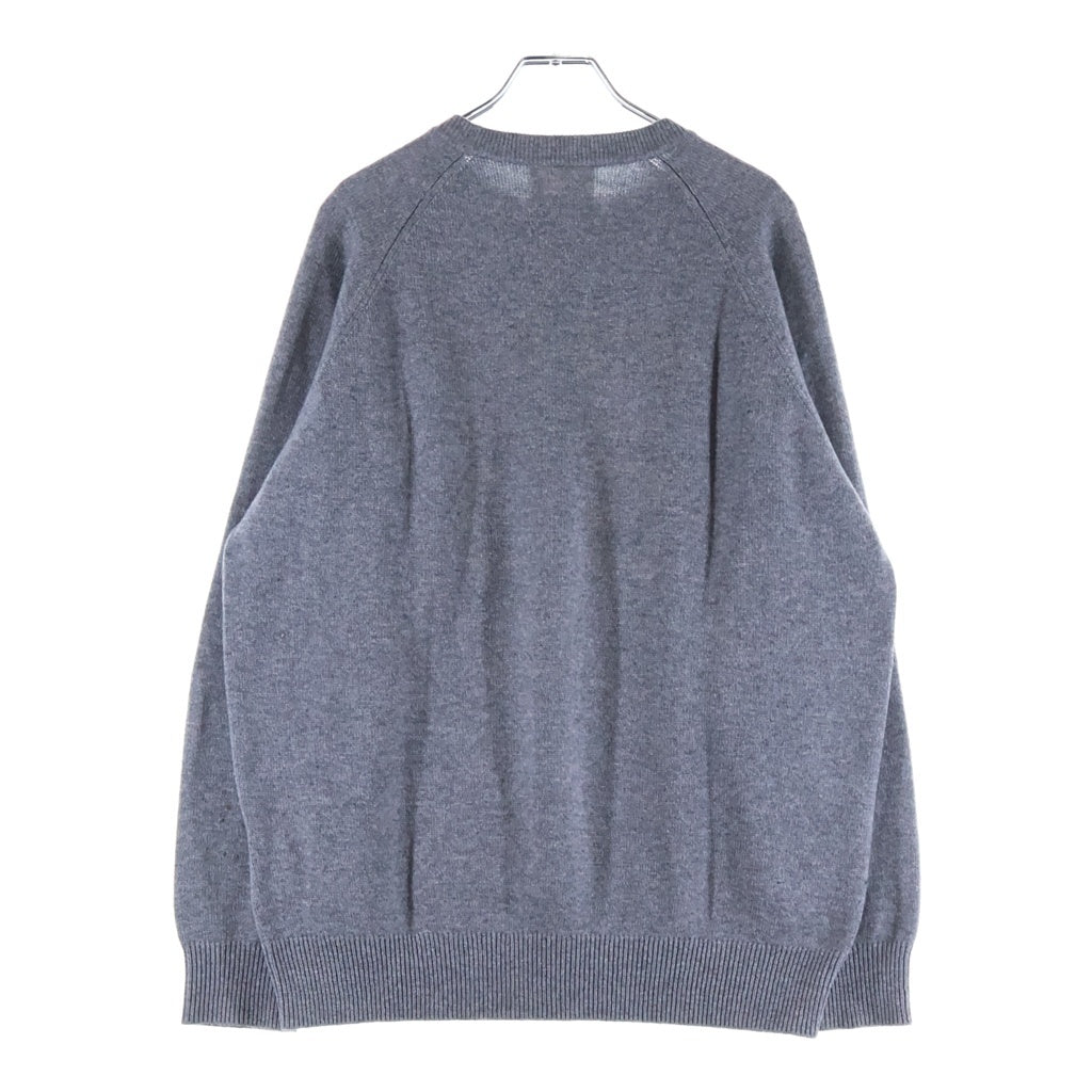 GIVENCHY(ジバンシィ) 4Gロゴ カシミヤ クルーネックニットセーター グレー BW908N4ZEQ