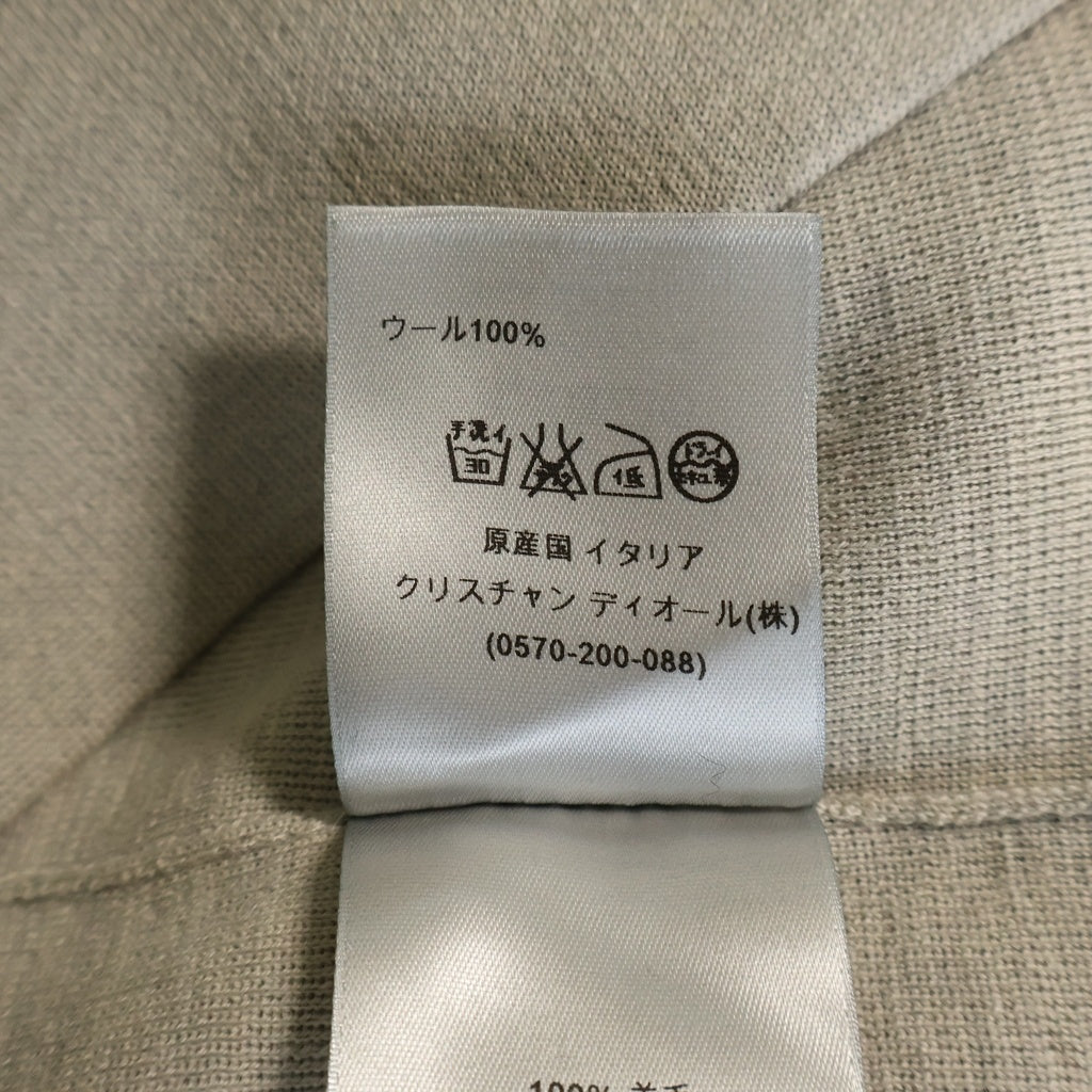 Christian Dior(クリスチャンディオール) CDロゴ バージンウール クルーネックニットセーター グレー 663M622ZT535