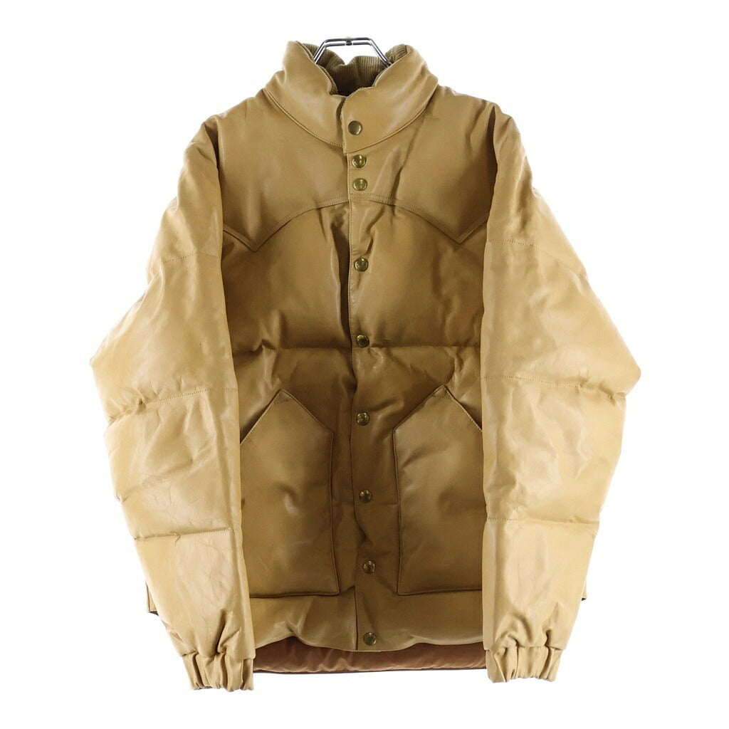 ROCKY MOUNTAIN(ロッキーマウンテン) MOONLOID別注 レザーダウンジャケット ブラウン 290-172-09
