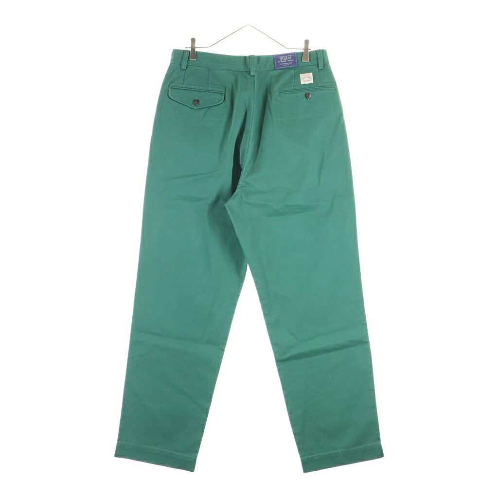POLO RALPH LAUREN(ポロラルフローレン) MOL CLASSICS MNPOPNT クラシック エムエヌピーオーピーエヌティー リラックスフィットチノパンツ グリーン 710850209017