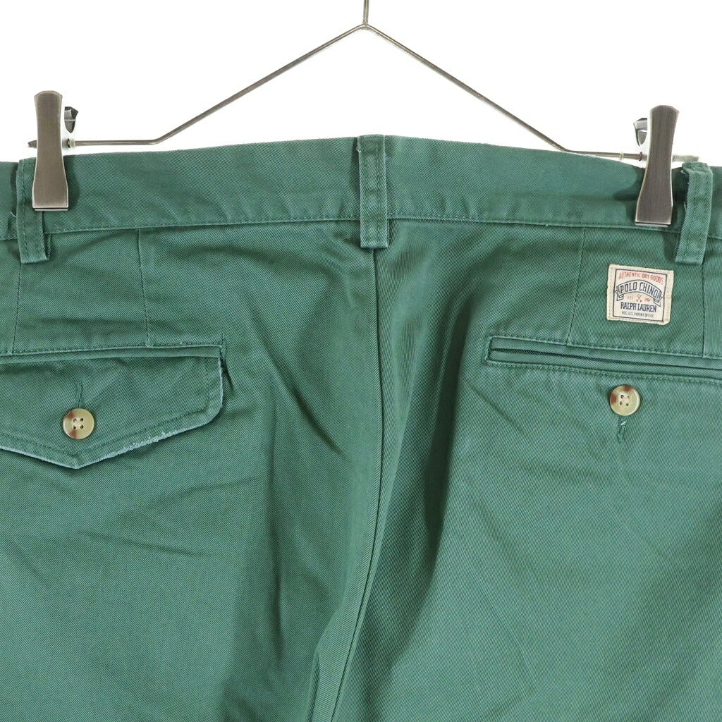 POLO RALPH LAUREN(ポロラルフローレン) MOL CLASSICS MNPOPNT クラシック エムエヌピーオーピーエヌティー リラックスフィット チノパンツ グリーン