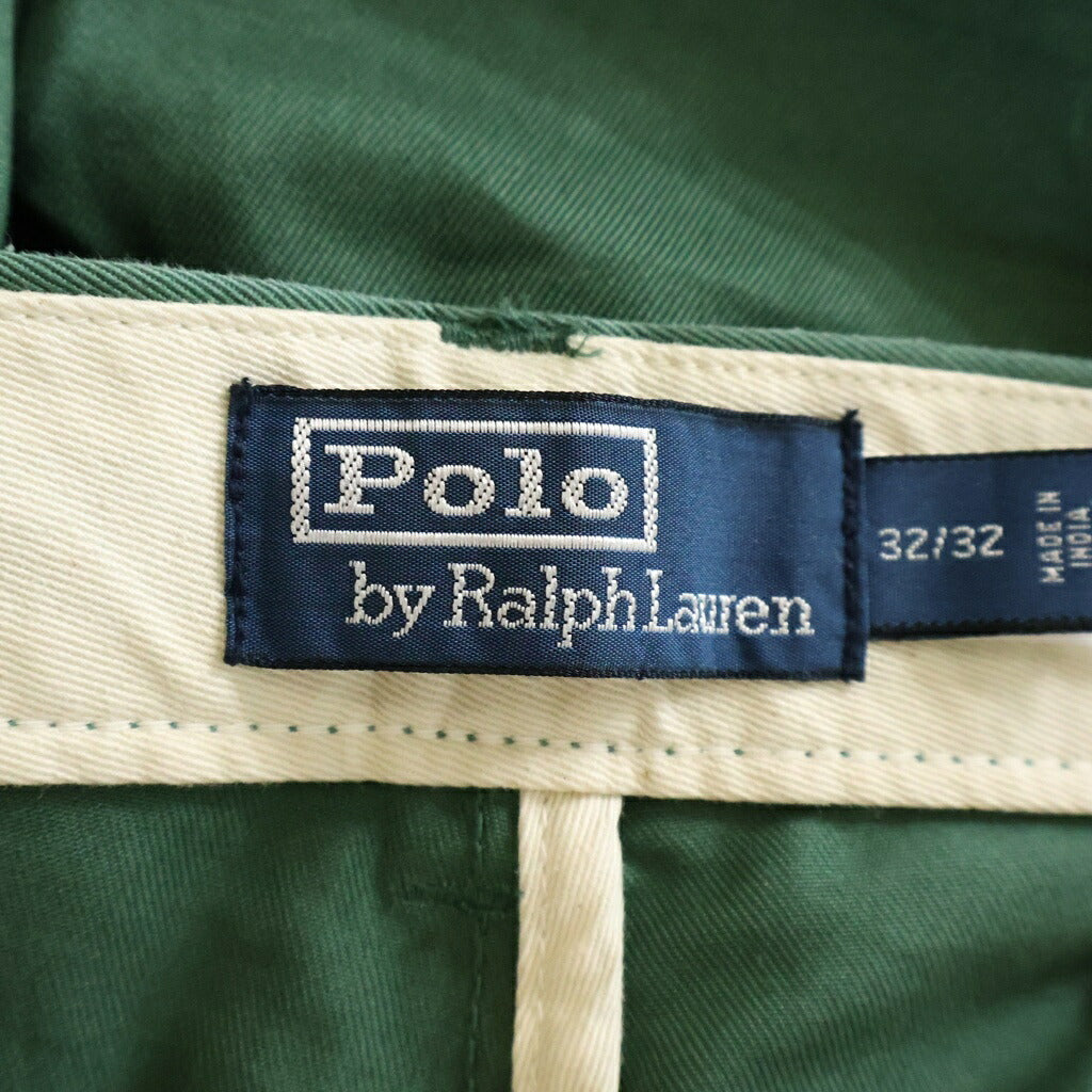 POLO RALPH LAUREN(ポロラルフローレン) MOL CLASSICS MNPOPNT クラシック エムエヌピーオーピーエヌティー リラックスフィット チノパンツ グリーン