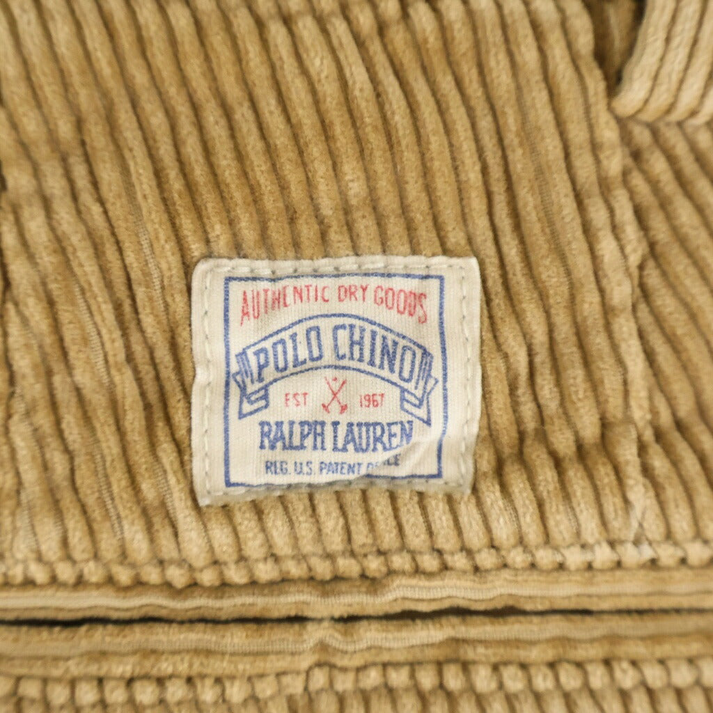 POLO RALPH LAUREN(ポロラルフローレン) THE WHITMAN PANT RELAXED FIT ホイットマン リラックスフィット コーデュロイパンツ ブラウン