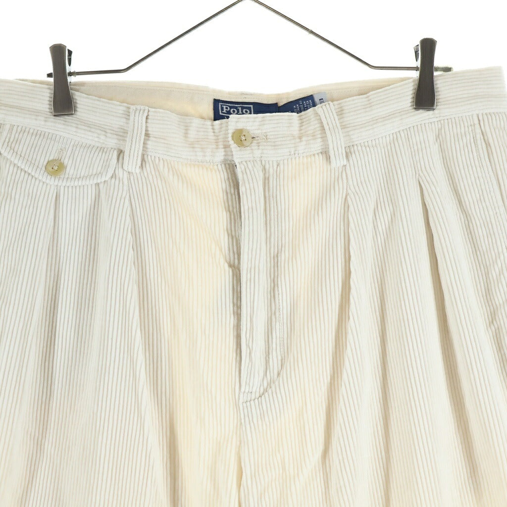 POLO RALPH LAUREN(ポロラルフローレン) THE WHITMAN PANT RELAXED FIT ホイットマン リラックスフィット コーデュロイパンツ ホワイト