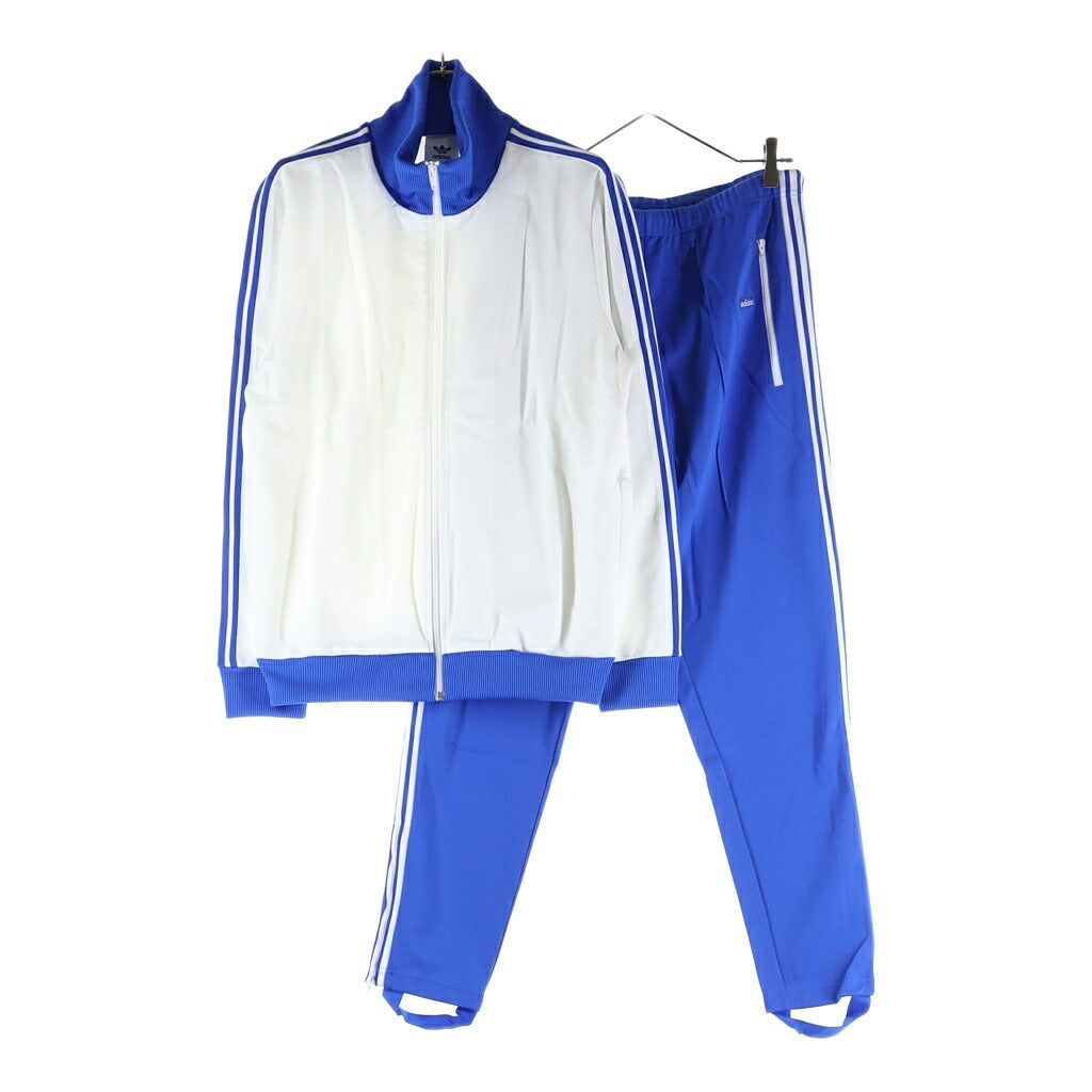 adidas(アディダス) ベッケンバウアー トラックスーツ ジップアップジャケット パンツ セットアップ ブルー CV8640