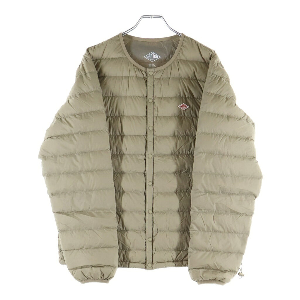 DANTON(ダントン) INNER DOWN CREWNECK JACKET インナーダウンクルーネックジャケット ナイロンジャケット ベージュDT-A0025