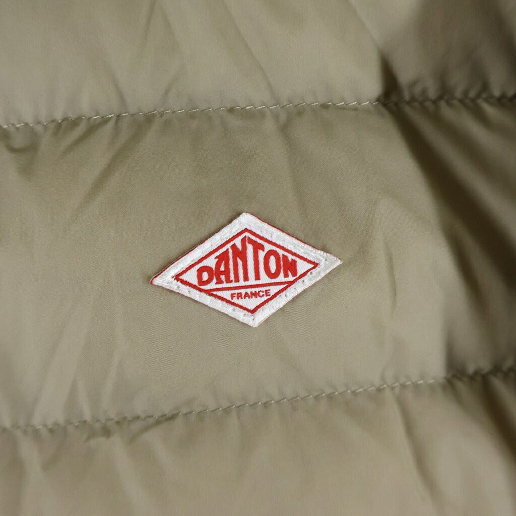 DANTON(ダントン) INNER DOWN CREWNECK JACKET インナーダウンクルーネックジャケット ナイロンジャケット ベージュDT-A0025